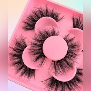 False Eyelashes, 3pairs Fluffy Volumized Eyelashes Lashes Dramatic Look 3D